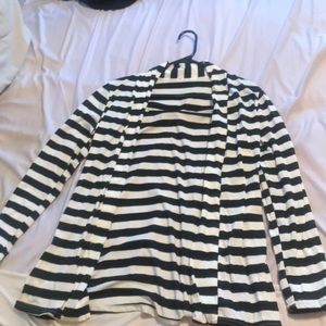 Striped lightweight jacket